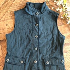 Talbots Deep Teal Green Vest